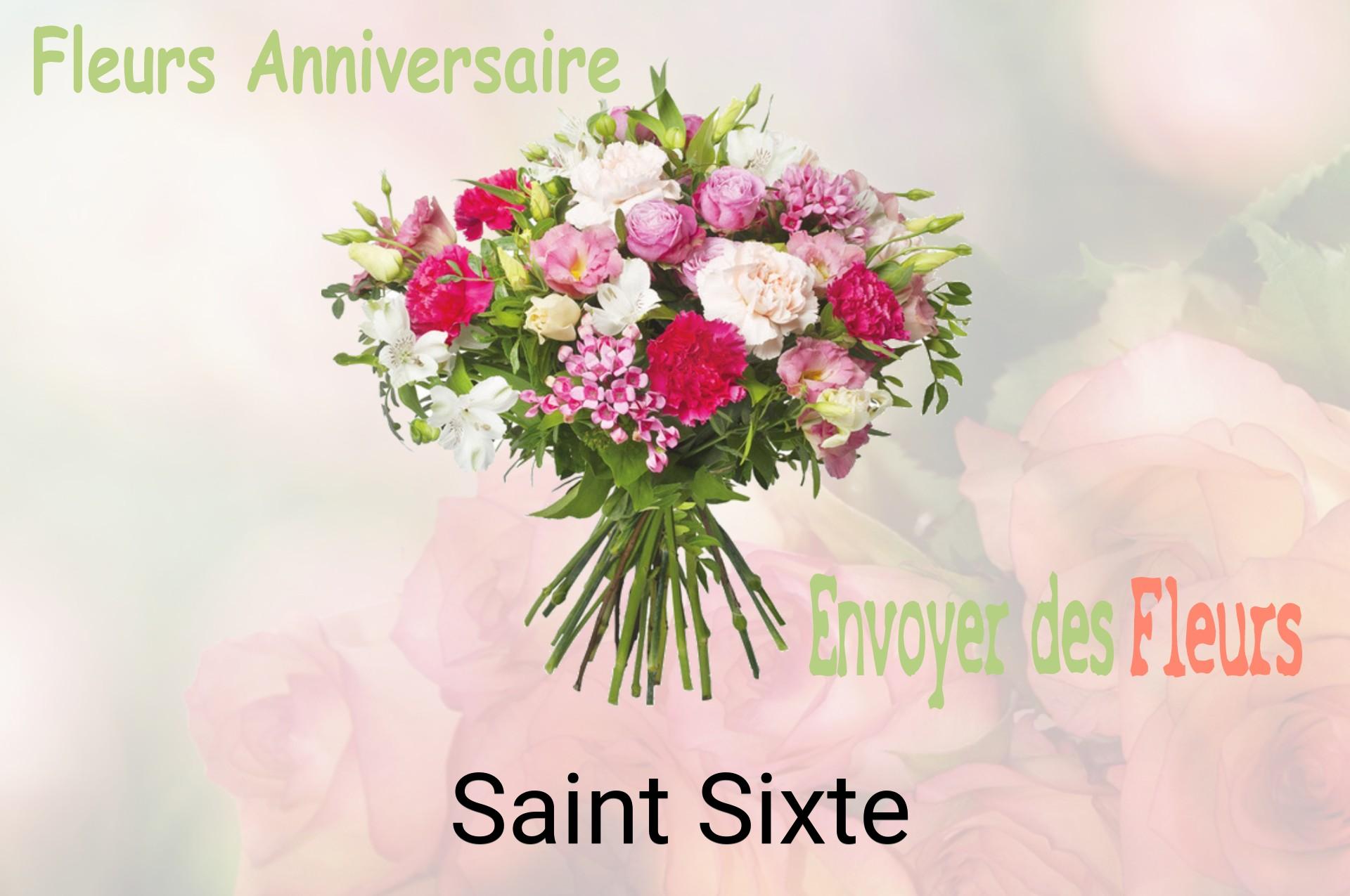Bouquet de fleurs d’anniversaire livré à Saint-Sixte