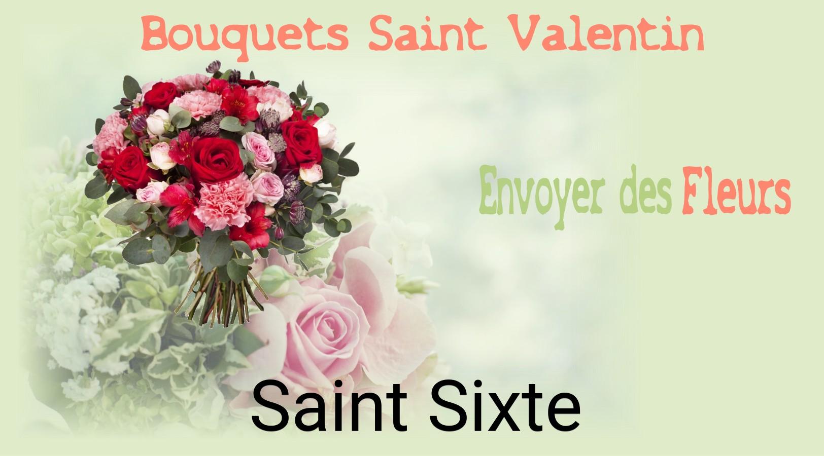 Roses de Saint-Valentin livrées à Saint-Sixte